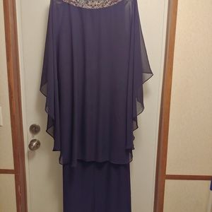 Xscape long evening gown